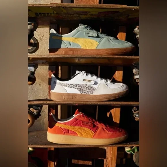 Puma Mens Palermo Weathered Look Sneaker - Picture 15 of 16